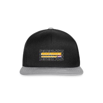 Frauen Weltmeisterschaft 2023 Fußball Niederlande - Snapback Cap - Schwarz/Grau - Vorne