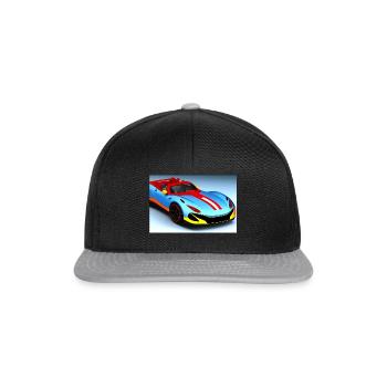 Car - Snapback Cap - Schwarz/Grau - Vorne