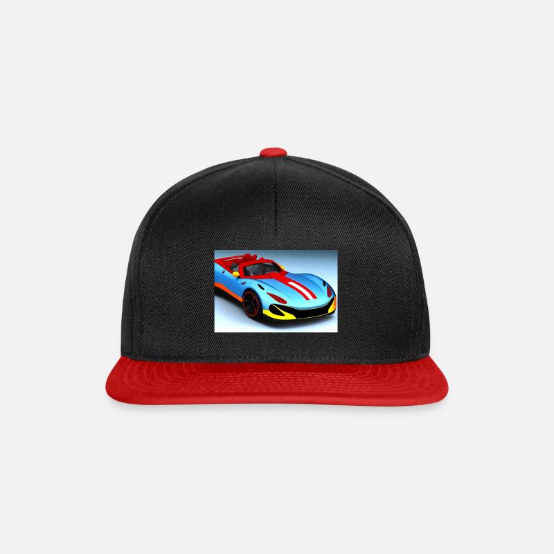Car - Snapback Cap - Schwarz/Rot