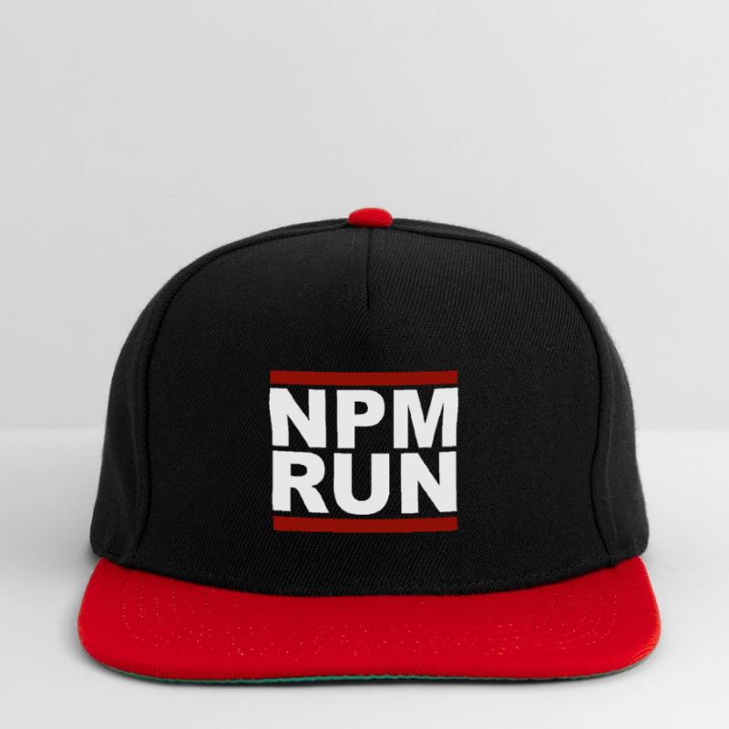 javascript, javascript, npm run Casquette snapback