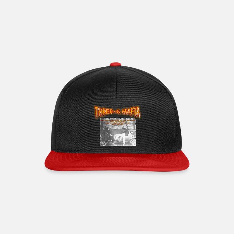 TRIPLE SIX MAFIA - NIGGAS IST NICHT BARRIN 'DAT - Snapback Cap - Schwarz/Rot