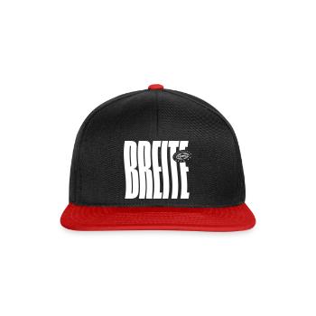 Width Basel - Snapback Cap - black/red - Front