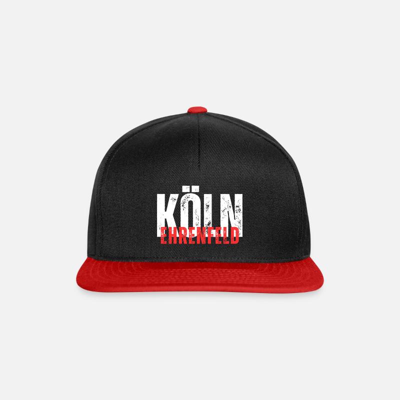 Ehrenfeld white red - Snapback Cap - black/red