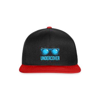 Déguisement Undercover - Sunglasses Fun - Casquette snapback - noir/rouge - Devant