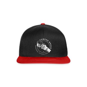 CAWFEE BREAK LOGO FINALE 2022 - Casquette snapback - noir/rouge - Devant