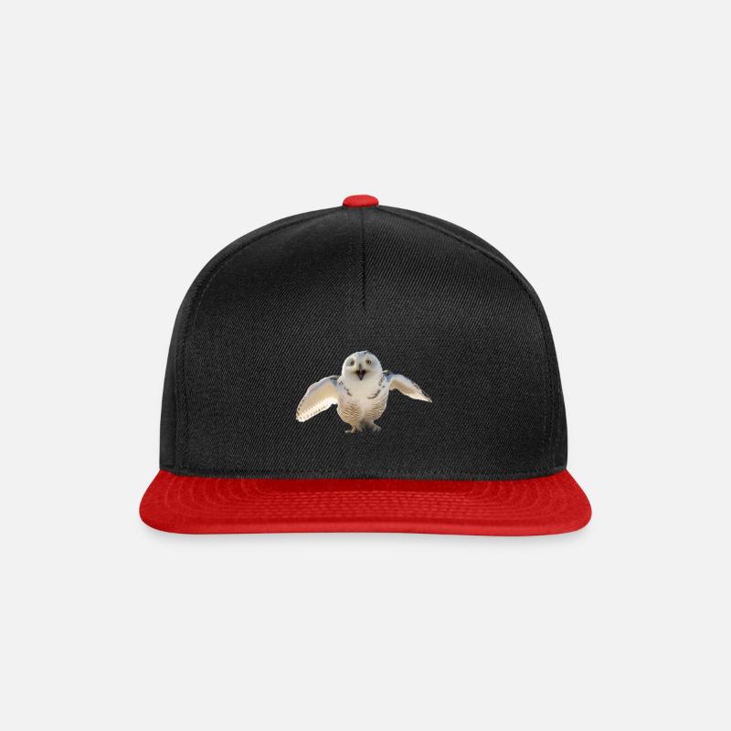 Der Ruf der Eule - Snapback Cap - Schwarz/Rot