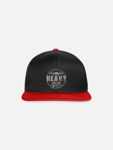 Heavy Metal - Snapback Cap - Schwarz/Rot