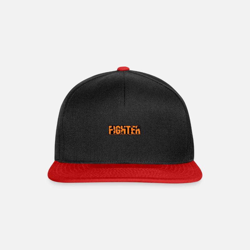 Multiple Sklerose MS Fighter - Snapback Cap - Schwarz/Rot