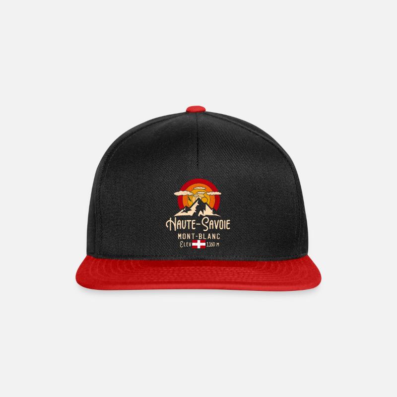 Haute Savoie - Snapback Cap - black/red