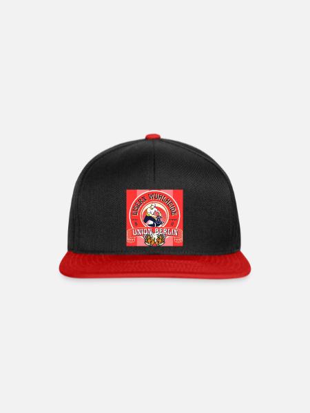 Ventil Logo - Snapback Cap - Schwarz/Rot