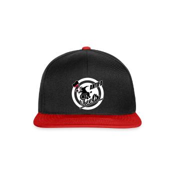 Antifa on Wheels - Snapback Cap - black/red - Front