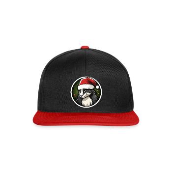 Skunks Christmas - Snapback Cap - black/red - Front