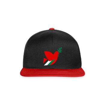 Befreit Palästina - Snapback Cap - Schwarz/Rot - Vorne