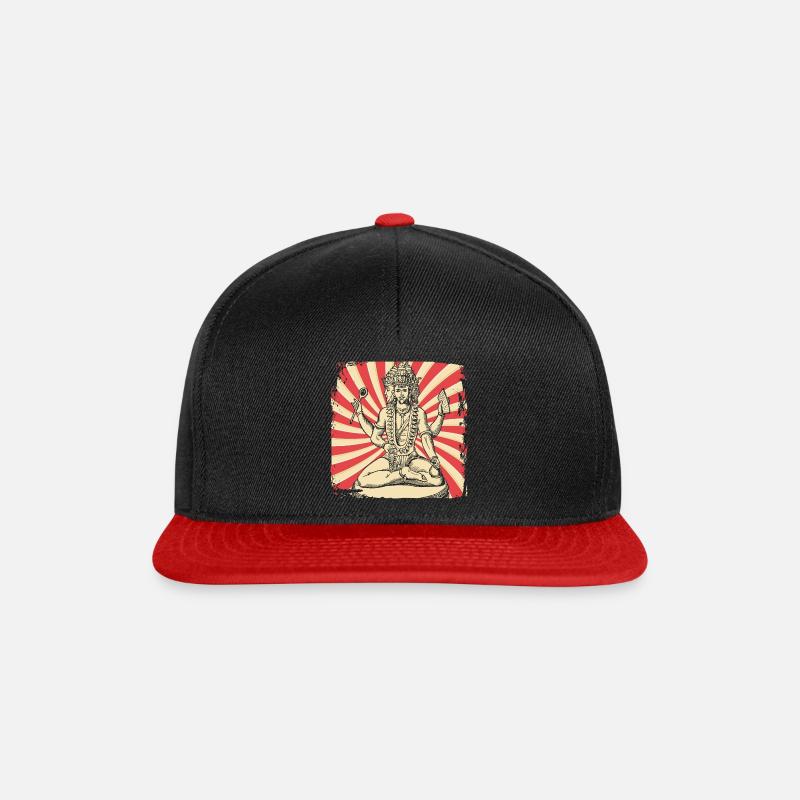 Hindou Inde Hindouisme - Casquette snapback - noir/rouge