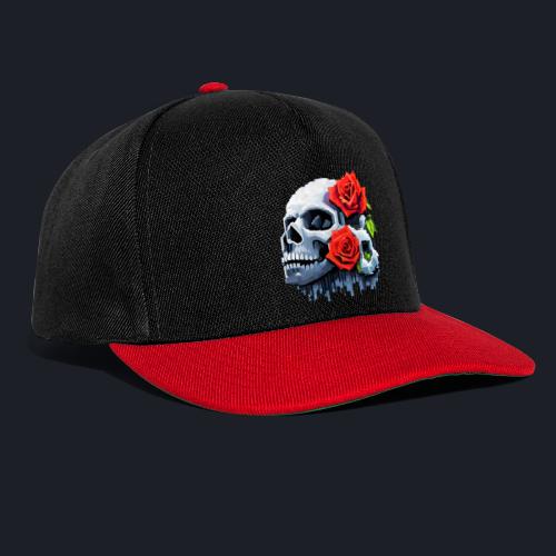 8Bit Skull - The 2 Roses - Snapback Cap