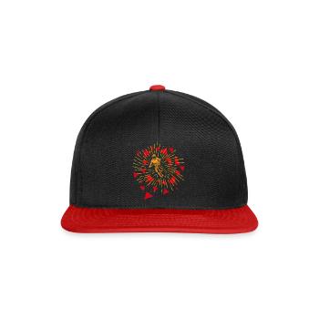 Trail biker - cycling, more than a hobby - Snapback Cap - black/red - Front