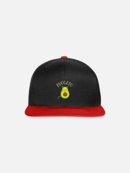 Drôle Avogato - Casquette snapback - noir/rouge