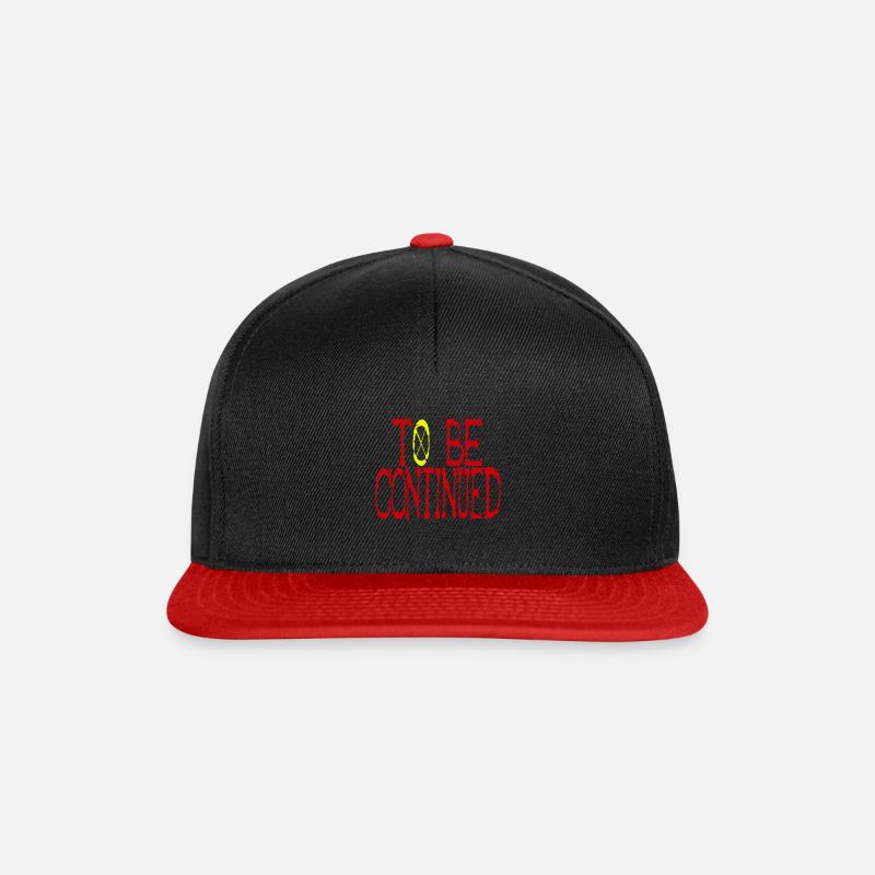 To Be Continued - Snapback Cap - black/red