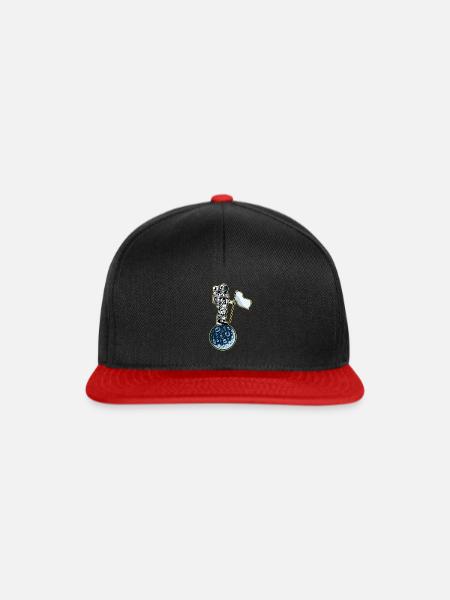 Astronaut - Snapback Cap - Schwarz/Rot