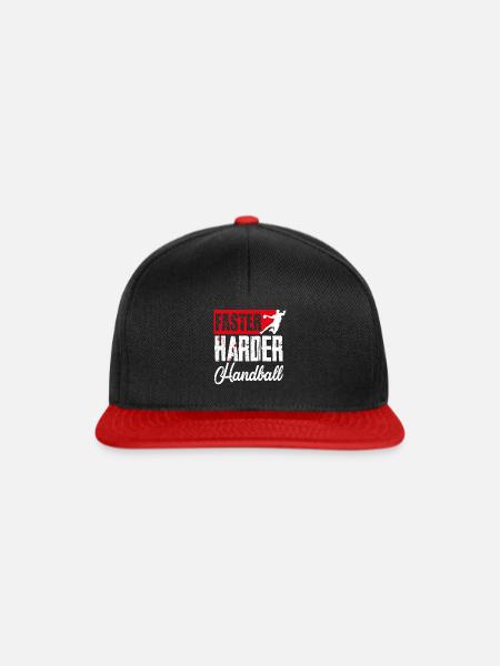 Handball - Snapback Cap - Schwarz/Rot