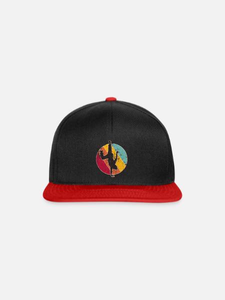 Breakdance B-Boy Geschenk - Snapback Cap - Schwarz/Rot