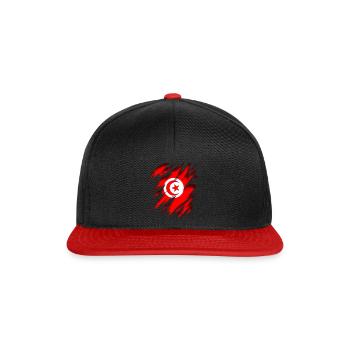 Tunisia - Snapback Cap - black/red - Front