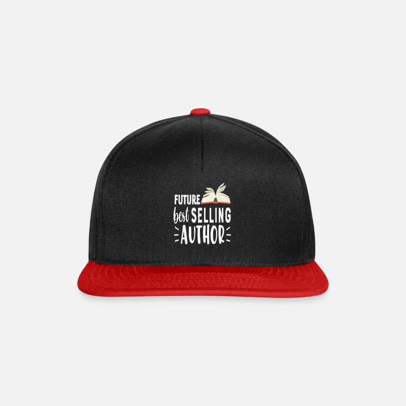 Future Best Selling Author Writer Quotes - Snapback Cap - black/red
