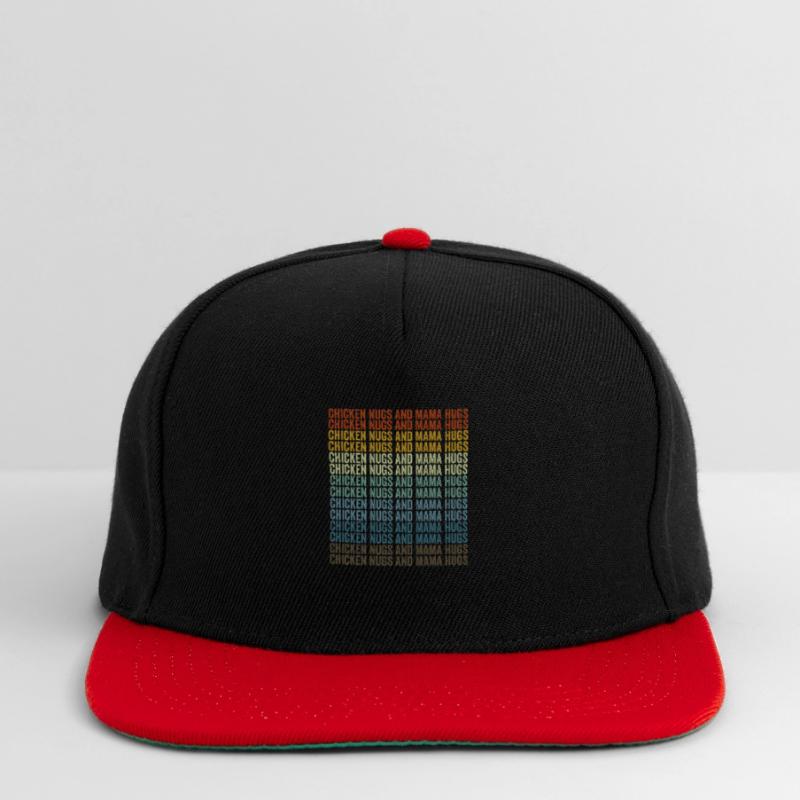 Pouges de poulet et maman embrasse les pépites de poulet maman Casquette snapback