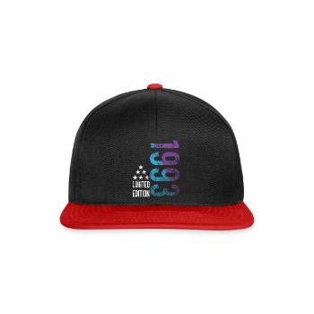 30th Birthday Vintage 1993 Limited Edition - Snapback Cap - black/red - Front