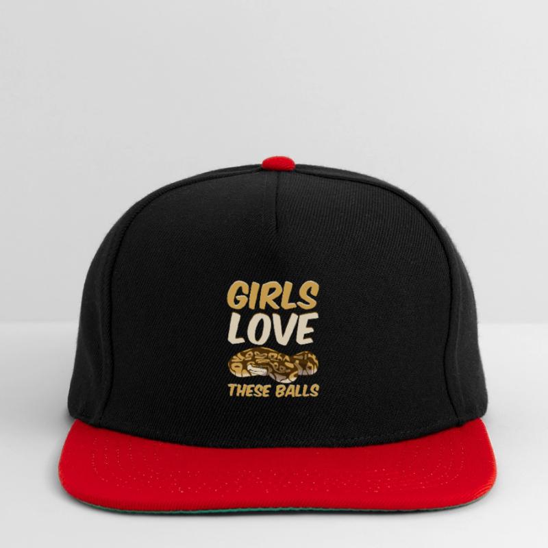 Ball Python Snake Snapback Cap