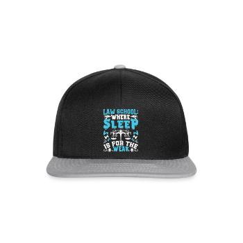 Doctorate Degree great - Snapback Cap - black/grey - Front