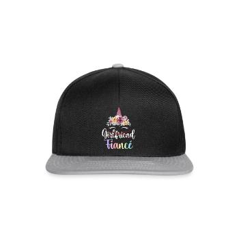 Douche nuptiale de fiançailles - Casquette snapback - noir/gris - Devant