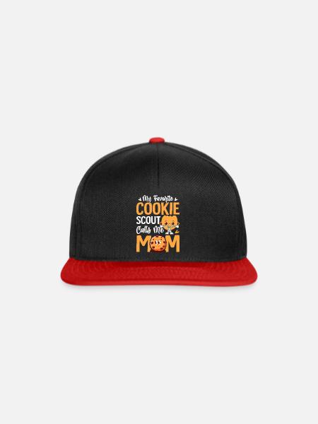 Keks-Händler - Snapback Cap - Schwarz/Rot