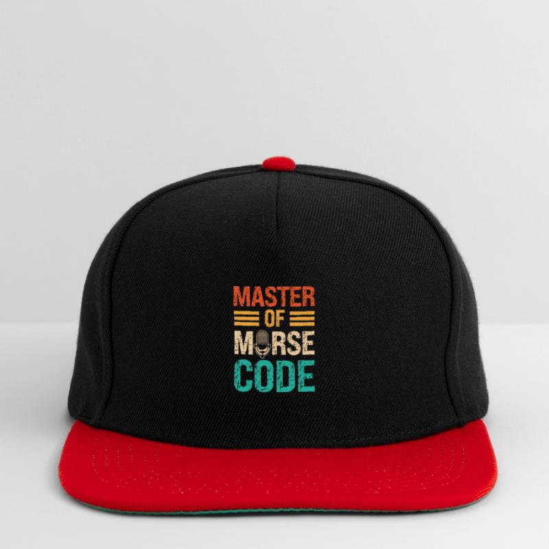 Master Of Morse Code Spruch - Programmsprecher Snapback Cap
