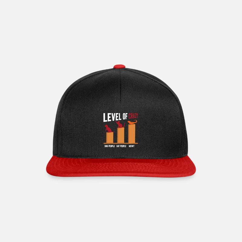Newt - Snapback Cap - black/red