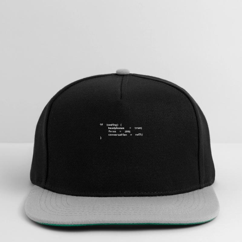 Casques, encodeurs, programmeurs codage Casquette snapback