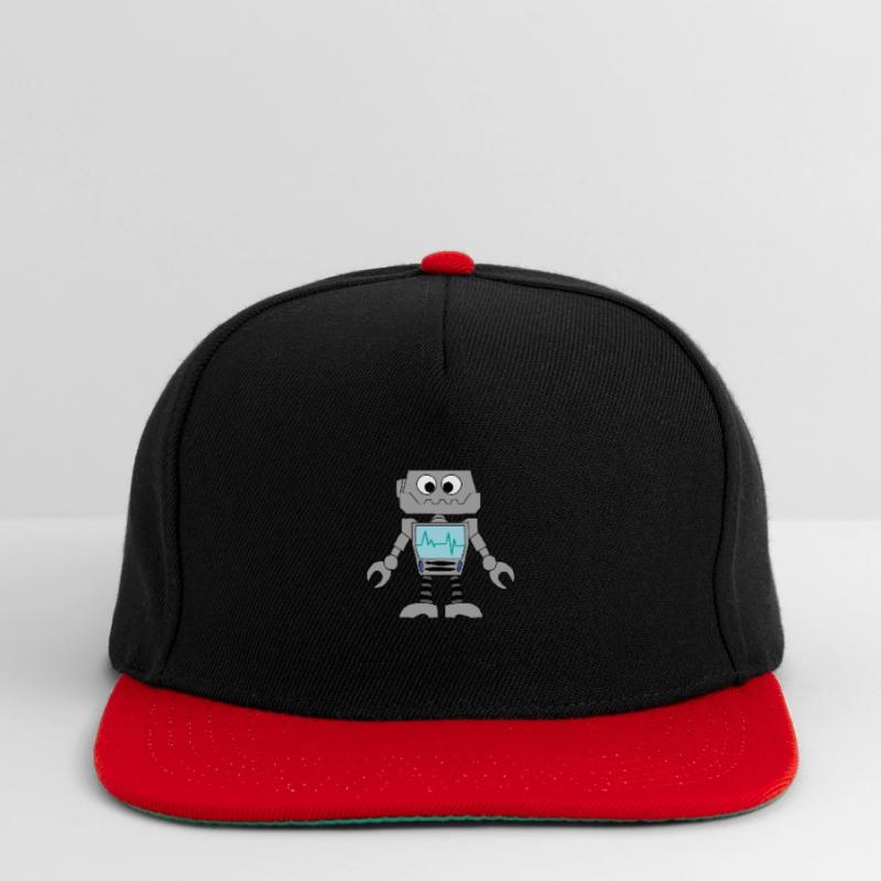Robot Technology Computer Electronics Gift Idea Snapback Cap