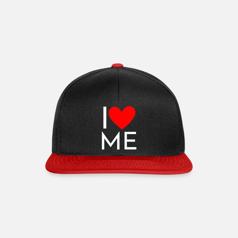 ILoveMe - Snapback Cap - Schwarz/Rot