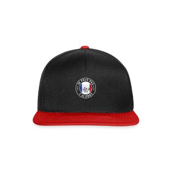 Je Peux pas j'ai foot football joueur Footballeur - Casquette snapback - noir/rouge - Devant