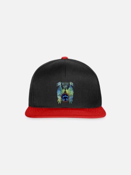 Sternzeichen Waage - Snapback Cap - Schwarz/Rot