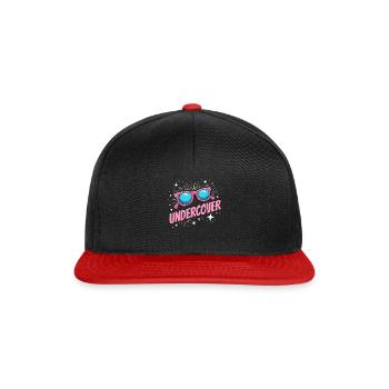 Déguisement Undercover - Sunglasses Fun - Casquette snapback - noir/rouge - Devant