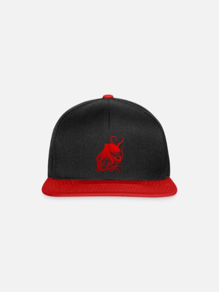 Tauchen Taucher Urlaub meer Dive diver - Snapback Cap - Schwarz/Rot