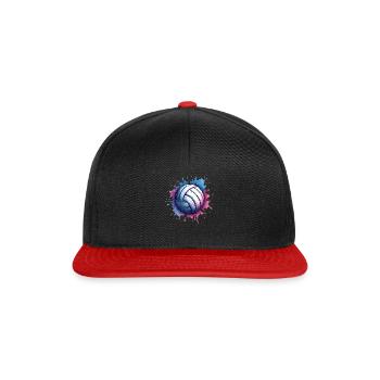 Beach Volleyball Volleyball Players - Volleyball Players - Snapback Cap - black/red - Front