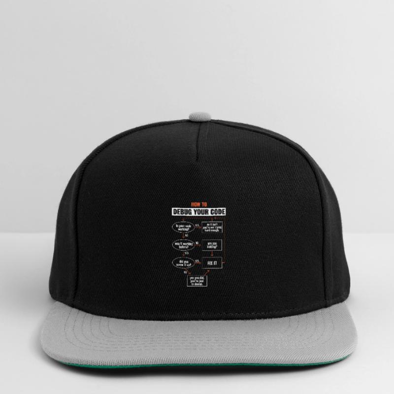 "Comment déboguer votre code" Funny Programmer Coding Casquette snapback