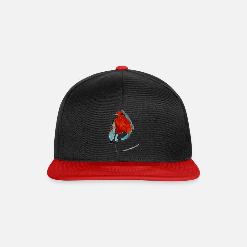 Robin | Robin II - Casquette snapback - noir/rouge