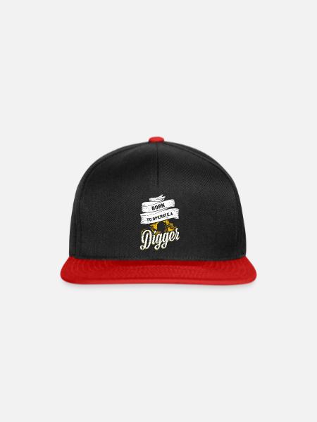 Bagger - Snapback Cap - Schwarz/Rot