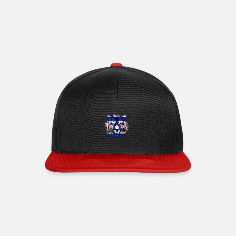 Israel - Snapback Cap - Schwarz/Rot