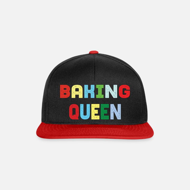 Baking Queen - Snapback Cap - Schwarz/Rot