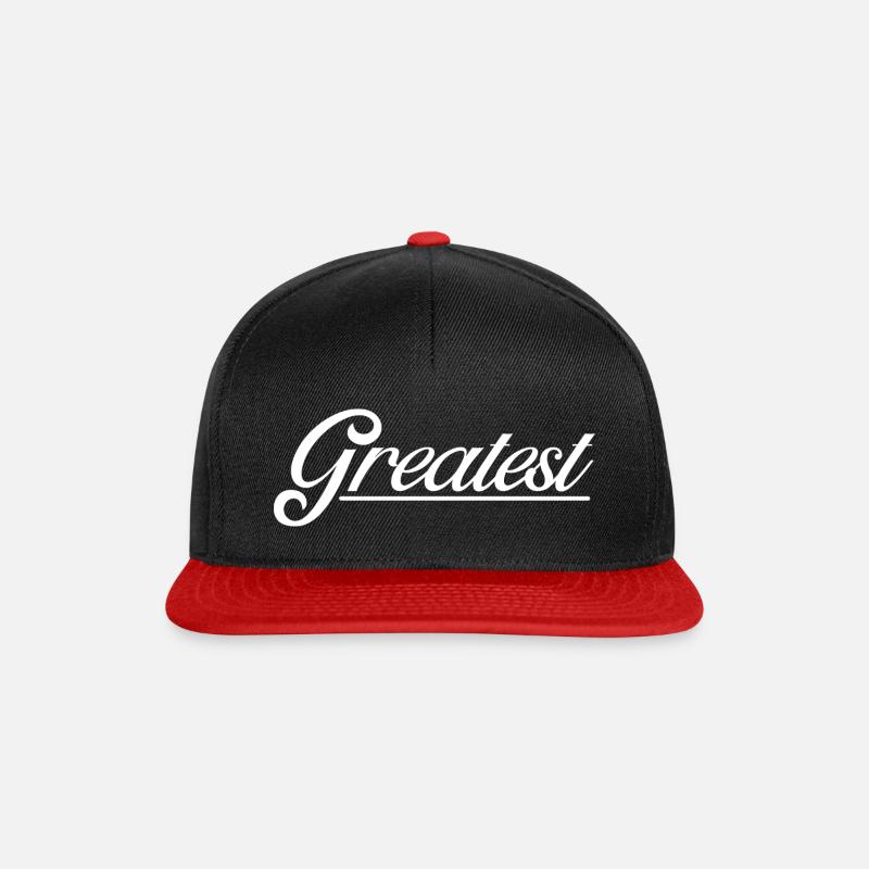 Le plus grand (Kauno) - Casquette snapback - noir/rouge