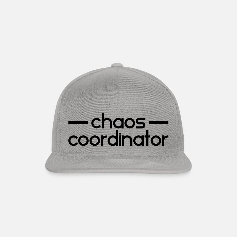 chaos coordinator - Snapback Cap - Graphit/Graphit